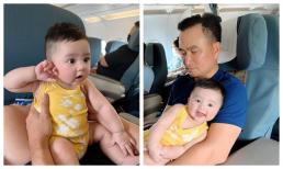 Vợ Chi Bảo tiết lộ điều khiến vợ chồng cô tự tin đưa quý tử đi muôn nơi dù còn bé tí, nhìn loạt biểu cảm mà lụi tim