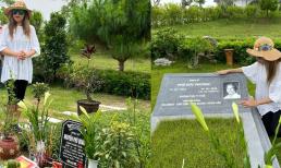 Ngọc Anh 3A viếng mộ nhạc sĩ Phú Quang và Phó Đức Phương trước khi về Mỹ 