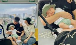 Salim tung loạt ảnh siêu xịn khoe cảnh cho con gái trải nghiệm tàu điện, hài hước kể chuyện khách trên tàu nhầm giới tính nhóc tì