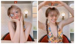 Hari Won khoe clip trẻ đẹp như gái 18 nhưng lại bị phát hiện dùng phần mềm chỉnh ảnh hơi lố