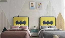 Hai con phải ở chung một phòng, cách thiết kế này giải quyết được vấn đề thẩm mỹ và thực tiễn của bố mẹ