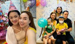Vợ chồng Đinh Ngọc Diệp và Victor Vũ mừng sinh nhật mẹ, vẻ ngoài trẻ trung của phụ huynh gây chú ý 