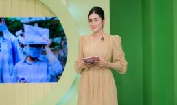 Á hậu Tú Anh trở lại dẫn chương trình trên sóng truyền hình quốc gia sau 6 năm