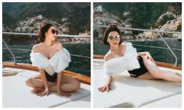 Hiếm hoi lắm mới thấy Lý Nhã Kỳ diện áo tắm nóng bỏng lại còn sang chảnh hết nấc trên du thuyền