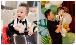 Loạt ảnh hiếm của con trai thứ 4 nhà Bằng Kiều trông hệt bản sao của nam ca sĩ, nhân vật quyền lực này cũng về thăm cháu