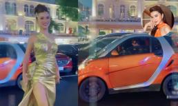 Lên đồ lồng lộn dự sự kiện, Kim Tuyến khiến dân tình choáng mạnh vì 'siêu xe' cực độc đi kèm