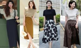 Nếu bạn muốn diện chân váy một cách mới lạ thì nên phối 3 chiếc áo ngắn này nhé
