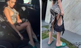 Diện trang phục cắt xẻ quyến rũ nhưng bạn gái 'Lọ Lem' của Cristiano Ronaldo lại mất điểm vì món phụ kiện lạc quẻ