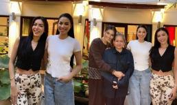 Minh Tú khoe nhan sắc 'một chín một mười' khi đứng cạnh Phạm Hương, còn tiết lộ muốn có em bé sau cuộc trò chuyện với nàng Hậu 