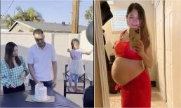 Duy Uyên 'Mắt Ngọc' hiếm hoi khoe bụng bầu lớn ở tháng cuối thai kỳ, nhan sắc nhận nhiều lời khen