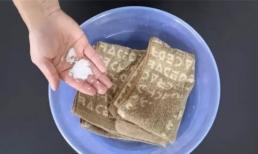 Khăn có mùi hôi và nhớt khi sử dụng lâu ngày, dạy bạn cách làm sạch hiệu quả gấp mười lần giặt thông thường