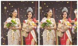 Á hậu 1 thể hiện sự tử tế khi đỡ tay Tân Hoa hậu các Dân tộc Việt Nam 2022 bước xuống bục cao khiến dân tình xuýt xoa