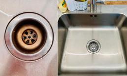 Mẹo nhỏ giúp bồn rửa bát sạch bong bằng nguyên liệu có sẵn trong nhà