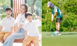 Con trai Đan Lê làm quen với môn thể thao golf, nữ diễn viên bất ngờ với sự trưởng thành của nhóc tỳ khi 'sống xa vòng tay mẹ'