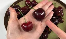 Đừng chỉ rửa anh đào với nước, mách bạn cách rửa có thể loại bỏ tất cả trứng côn trùng, thuốc trừ sâu và tự tin ăn