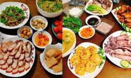 Hơn 10 mâm cơm nấu cho hai người mà như '4 miệng ăn', dân mạng phán: 'Ăn hết cũng nể thật'