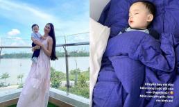 Phạm Hương cùng 2 con trai lặng lẽ ra sân bay về lại Mỹ, khoảnh khắc Apollo ngủ say và cực ngoan ngoãn liền gây sốt 