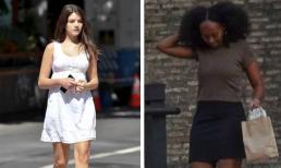 Hình ảnh đối lập giữa tiểu thư nhà Tom Cruise và con gái nuôi của Angelina Jolie 