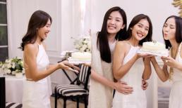 Khả Ngân được bạn bè tổ chức sinh nhật sớm, 'chủ xị' diện váy trắng tinh khôi xinh như hoa 