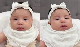 Salim tung loạt khoảnh khắc khoe cận gương mặt vuông vức của nhóc tì, đôi má bầu bĩnh cũng gây mê không kém 