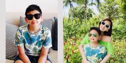 Lã Thanh Huyền đưa con trai đi du lịch trong kì nghỉ hè, cậu bé chiếm spotlight vì chiều cao vượt trội 