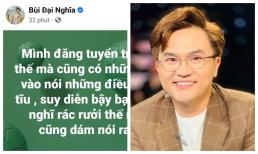 Nhận nhiều bình luận cợt nhả khi tuyển trợ lí, Đại Nghĩa mắng thẳng mặt: 'Suy nghĩ rác rưởi thế mà cũng dám nói ra'