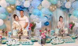 Duy Uyên 'Mắt Ngọc' mở tiệc trước khi sinh và mừng sinh nhật con gái, nhan sắc lúc gần lên bàn đẻ gây chú ý 