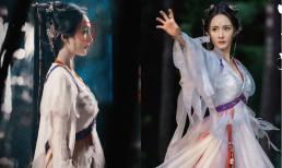 Dương Mịch trở lại phim trường sau chấn thương, nhan sắc thoát tục bất chấp ảnh hậu trường mờ nhòe