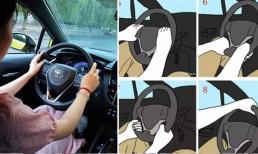 Cầm vô lăng 'tư thế' bộc lộ tính cách, kiểu thứ 4 bị ai cũng ghét, mong không phải bạn