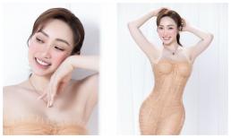 Bà xã Chi Bảo gây mê với thân hình chuẩn từng centimet cùng làn da trắng như sứ hậu sinh con đầu lòng