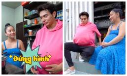 Lê Dương Bảo Lâm chơi lớn khi thử thách bản thân mang bụng bầu giả, trải nghiệm một ngày bầu bí như vợ