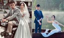 'Cô chủ tiệm nail' Huyền My 'nhá hàng' bộ ảnh cưới chụp ngoại cảnh với diễn viên Anh Tú 