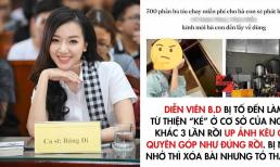 Rộ tin diễn viên B.D làm từ thiện 'ké' nhưng lại kêu gọi quyên góp, bị nhắc nhở liền xóa bài nhưng tỏ thái độ, Băng Di bị réo tên 