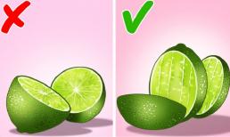 Cách cắt chanh được nhiều nước cốt nhất, 4 mẹo giúp bạn tiết kiệm thời gian đi chợ và vào bếp