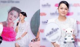 Sau 18 ngày sinh nở, Phạm Quỳnh Anh diện váy rộng xuất hiện tại sự kiện, thần sắc tươi tắn được khen hết lời