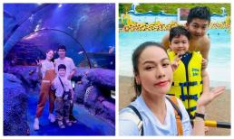Nhật Kim Anh và chồng cũ có sự tương đồng này khi đăng ảnh du lịch cùng quý tử để tránh hiểu lầm