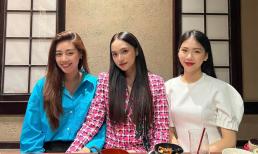 Hương Giang hội ngộ Khánh Vân sau chuyến du hí trời Tây, nhan sắc 'chặt đẹp' nàng Hậu Hoàn vũ Việt Nam khi chung khung hình