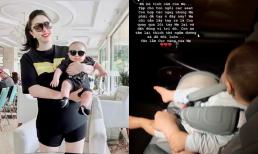 Chỉ qua một hành động, con trai Bảo Thy đã thể hiện rõ cách sống đầy tình cảm khiến mẹ cũng ấm lòng 