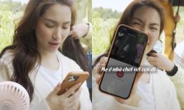 Hòa Minzy tất bật đi làm, con trai cưng nhớ mẹ liền bày tỏ mong muốn gây xúc động