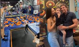 Chồng cũ Hoàng Oanh về Việt Nam thăm con trai, chỉ một chi tiết đã tiết lộ mối quan hệ hiện tại của cả hai