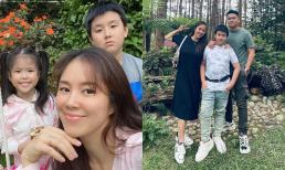 Lê Phương khoe ảnh cả gia đình đi du lịch, khoảnh khắc 'ba' Trung Kiên và Cà Pháo làm bao người xuýt xoa