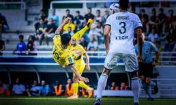 Quang Hải lần đầu tiên đá chính cho Pau FC, suýt lập siêu phẩm 'ngả bàn đèn'