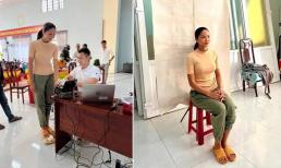 H'Hen Niê để mặt mộc, đi dép tổ ong, mặc đồ giản dị đi chụp ảnh làm căn cước công dân