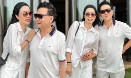 Trịnh Kim Chi cùng ông xã đi du lịch, cả hai cực tình không thua gì vợ chồng son