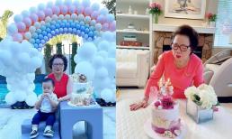 Xuất hiện trong tiệc sinh nhật, con trai út của Phạm Hương được nhận xét thừa hưởng nhiều nét đẹp từ bà nội 