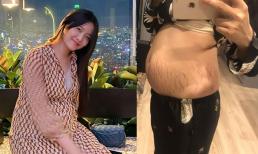 Trương Mỹ Nhân lần đầu công khai hình ảnh vòng 2 xồ xề, rạn nứt sau sinh