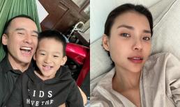 Hậu lùm xùm ngoại tình, Lương Thế Thành đưa con trai về quê, Thúy Diễm lại khoe mặt mộc rạng ngời 