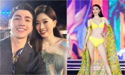 Bình An 'tố' bạn gái Phương Nga vì đi xem Hoa hậu nhưng không cho ngắm dàn người đẹp trình diễn áo tắm