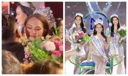 Không chỉ Á hậu 2, Tân Miss World Vietnam 2022 cũng làm rớt vương miện khiến dân tình hoảng hồn