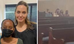 Angelina Jolie và các con được đặc cách ngồi riêng biệt khi đưa Zahara tới trường Đại học?